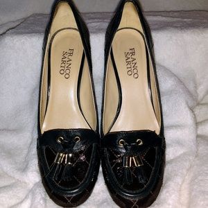 🎆 Franco Sarto Leather Heels